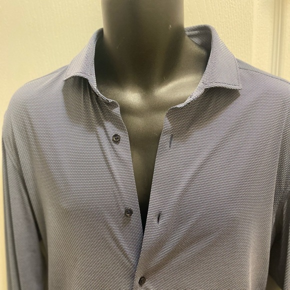 Boss button down man, shirt, wrinkle, free, stretchy, slim fit - Picture 13 of 16